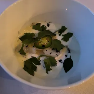 Cucumber and Raw Scallop