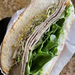 Peppered Turkey Sandwich