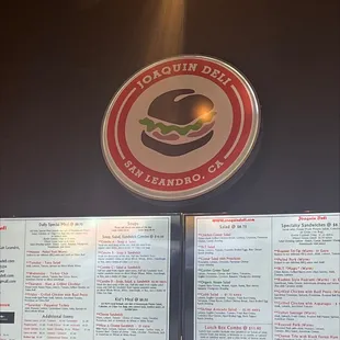 Logo in front of deli