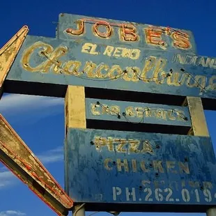 Jobe's Country Boy Drive-In original sign from 1958.