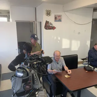 KCOC 5 interview with new owner Eric Hughes and Robert Sanders, previous owner.