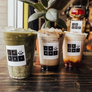 Matcha, Chai &amp; Thai teas!