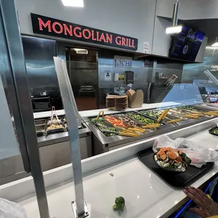 sushi and sashimi, interior