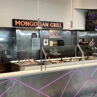 Signage at restaurant