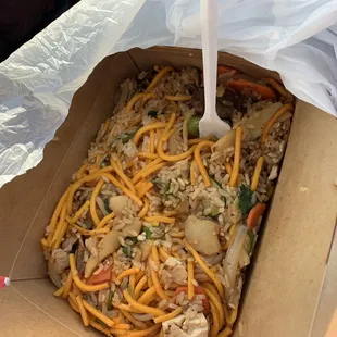 My food I started with, looks great