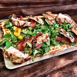 Chicken flatbread