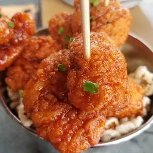 Nang Tao Spicy Popcorn chicken. Delish!!!