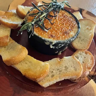 Orange Pilsner Goat Cheese Dip