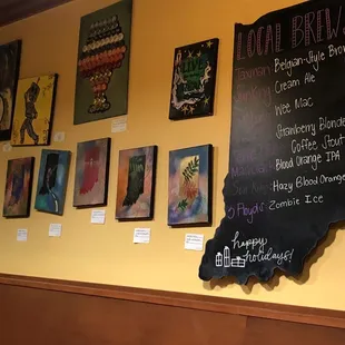 Interior fun local art decor