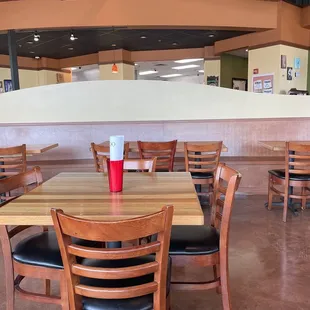 Inside of restaurant