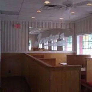 the inside of a restaurant