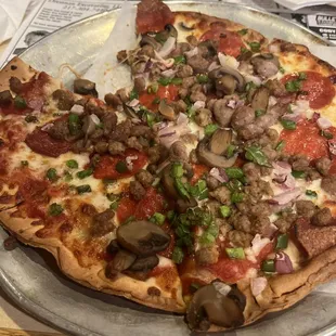 Cauliflower crust Jocko 's Special!!!