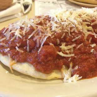 Meatball calzone