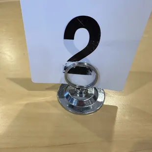 My number for my order