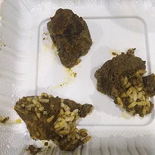 $18.99 for 3 small, tough pieces of beef.