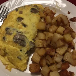Mexican Omelet with potatoes - delish!!!