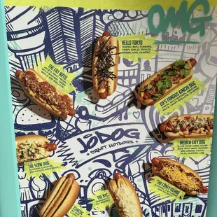 I was excited, just another photo of these great hot dogs .