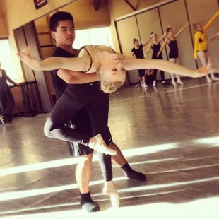 Ballet rehearsals for the annual Winter Wonderland &amp; Nutcracker charity performance (proceeds benefit Operation Breakthrough).