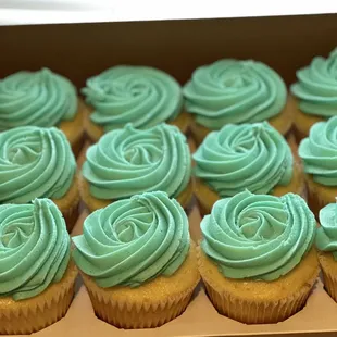 a box of cupcakes