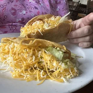 Chicken Tacos were so good. Tho the salsa was a bit picante.
