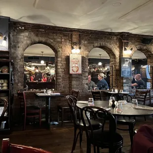the interior of a restaurant