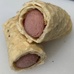 Waffle dog