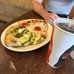 2 slices and a drink combo $8.50