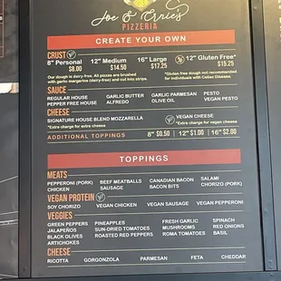 menu, sandwiches