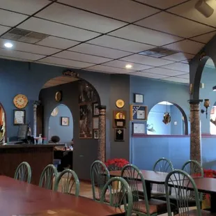 Inside the main dining area!