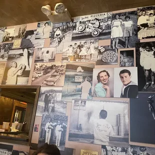 Wall of Joe and Pats history