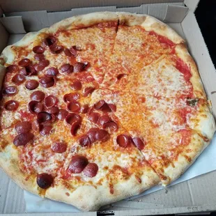 1/2 Pepperoni...