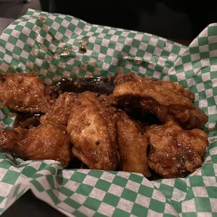 Sweet garlic teriyaki wings