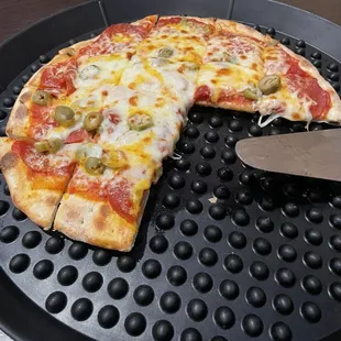 pizza, food