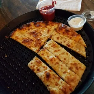 Pizza fries.