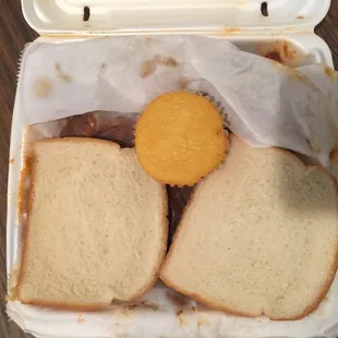 Large end rib dinner