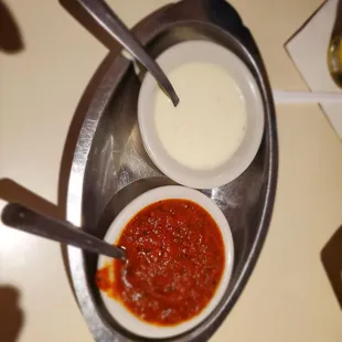 Marinara and Horseradish