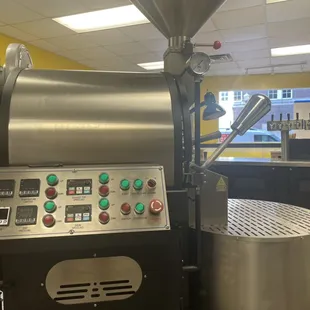 Joe's coffee roaster.