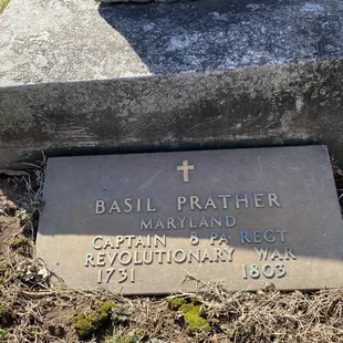 Prather family cemetery in Joe Creason Park.