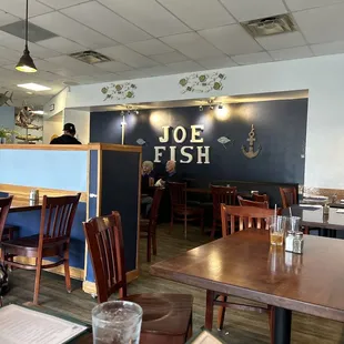 the interior of a restaurant