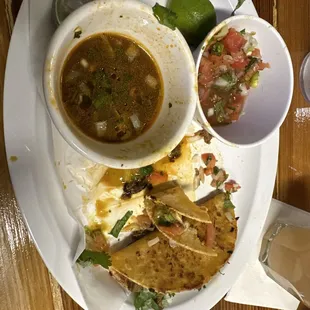 a plate of food