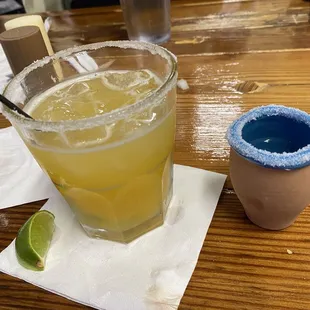 Margarita w/shot of Patron!!