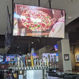 a pizza and beer bar