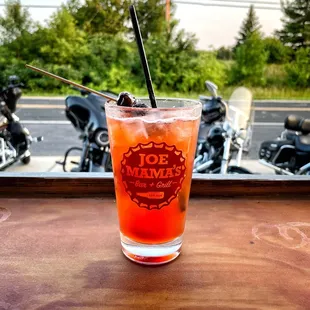 Mama's Makers Old Fashioned aged in an oak barrel. Dang good, especially for bourbon snobs like me.