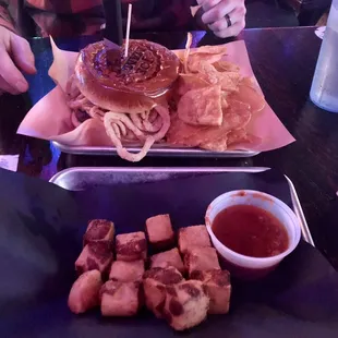 Cheese curds and sandwich special, Surfs Up