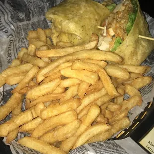 Bang Bang Chicken Wrap