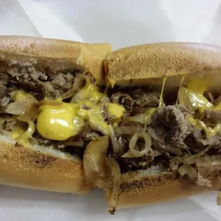 Cheese steak at Joe Momma's