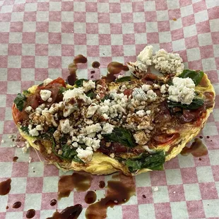 Blue Cheese Omelette