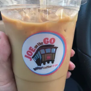 Cold brew with sugar free vanilla