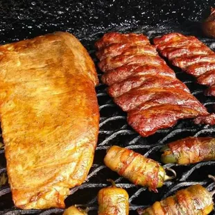 Pork and Beef Ribs