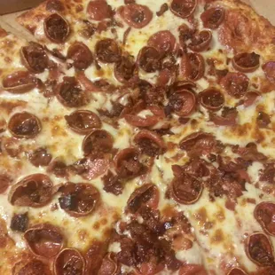 pizza, food
